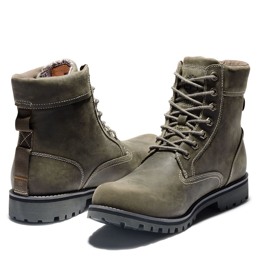 Bototos Timberland Hombre 6-Inch Rugged Waterproof Ii Verde Oliva - Chile MUL-385690